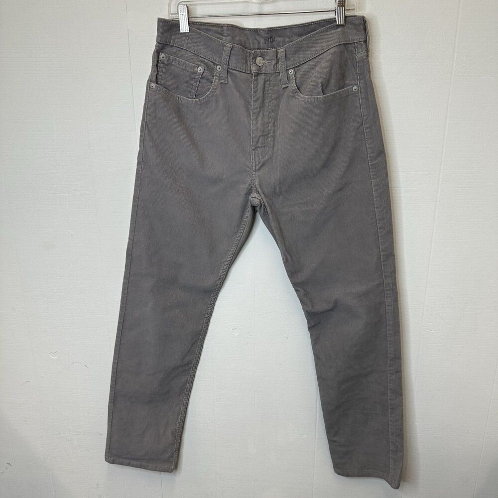 Levi’s Men’s 5 Pocket Cotton Corduroy Jeans 32x32 Gray Lightweight